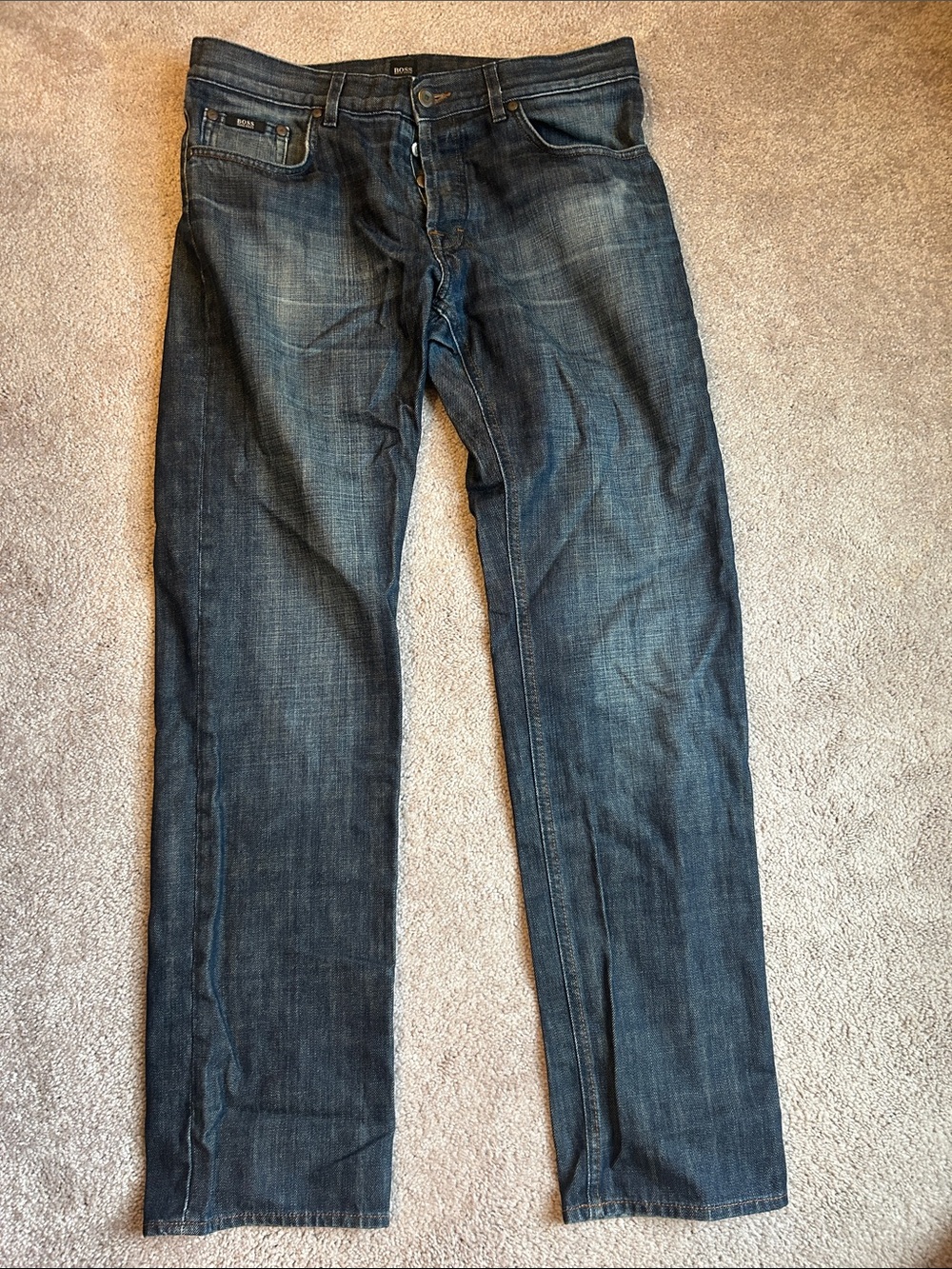 Hugo Boss Straight-Leg Men's Jeans